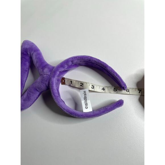 Kids Tinky-Winky Headband Costume Accessory Plush Triangle on Soft Fabric Purple - Picture 4 of 4
